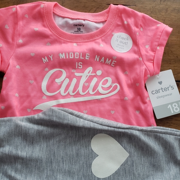 NWT Carter's 2-piece PJ Set - Picture 2 of 2
